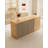 59.06" Brown Standard Solid Reception Desk-1963040635