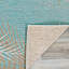 Tapis de couloir d'extérieur bleu turquoise Waddington-1253182620