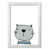 White Grain Frame
