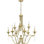 Lustre à niveaux 9 lumières de style bougie Naccarato