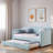 Upholstered Daybed With Trundle And Wood Slat-154159957