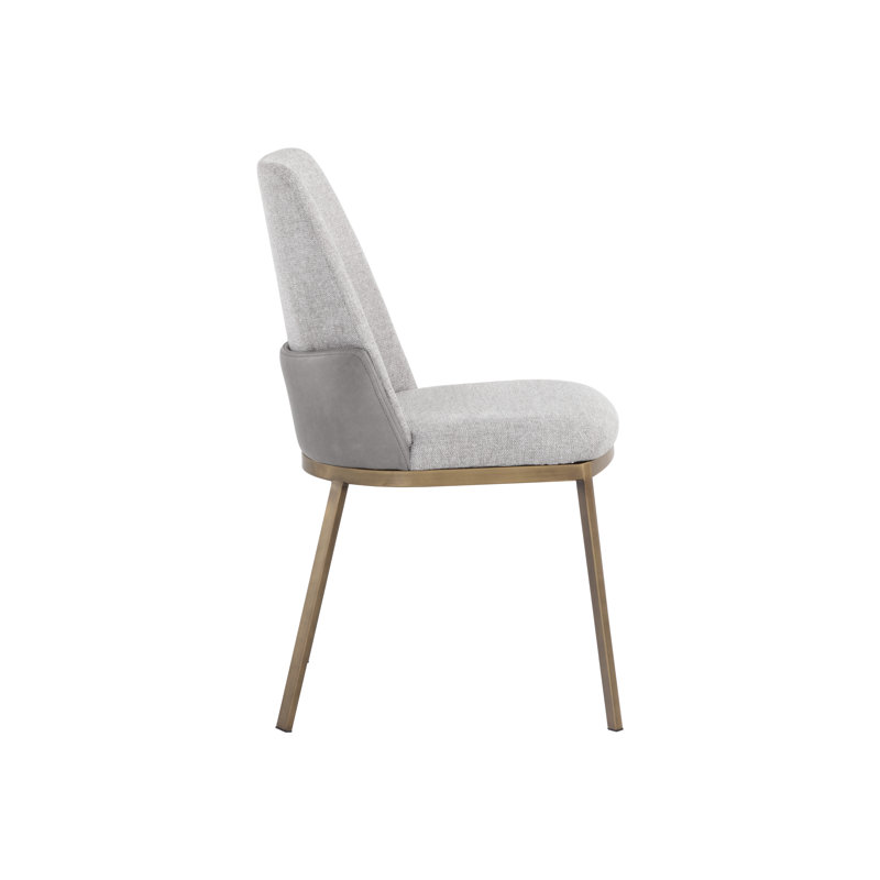 Marie Upholstered Dining Chair, Gray