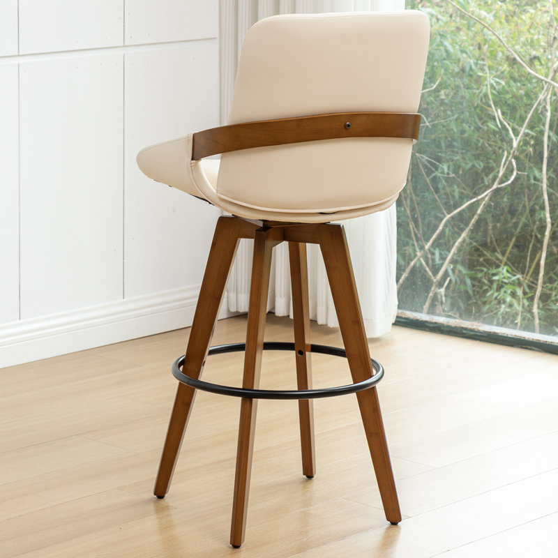 Bar Stools, Beige, Counter Stool (26.37" Seat Height)