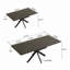 Ensemble de table de salle à manger 62,4 "à rallonge 78,15" pour 4 à 8 personnes-780368407-780368410