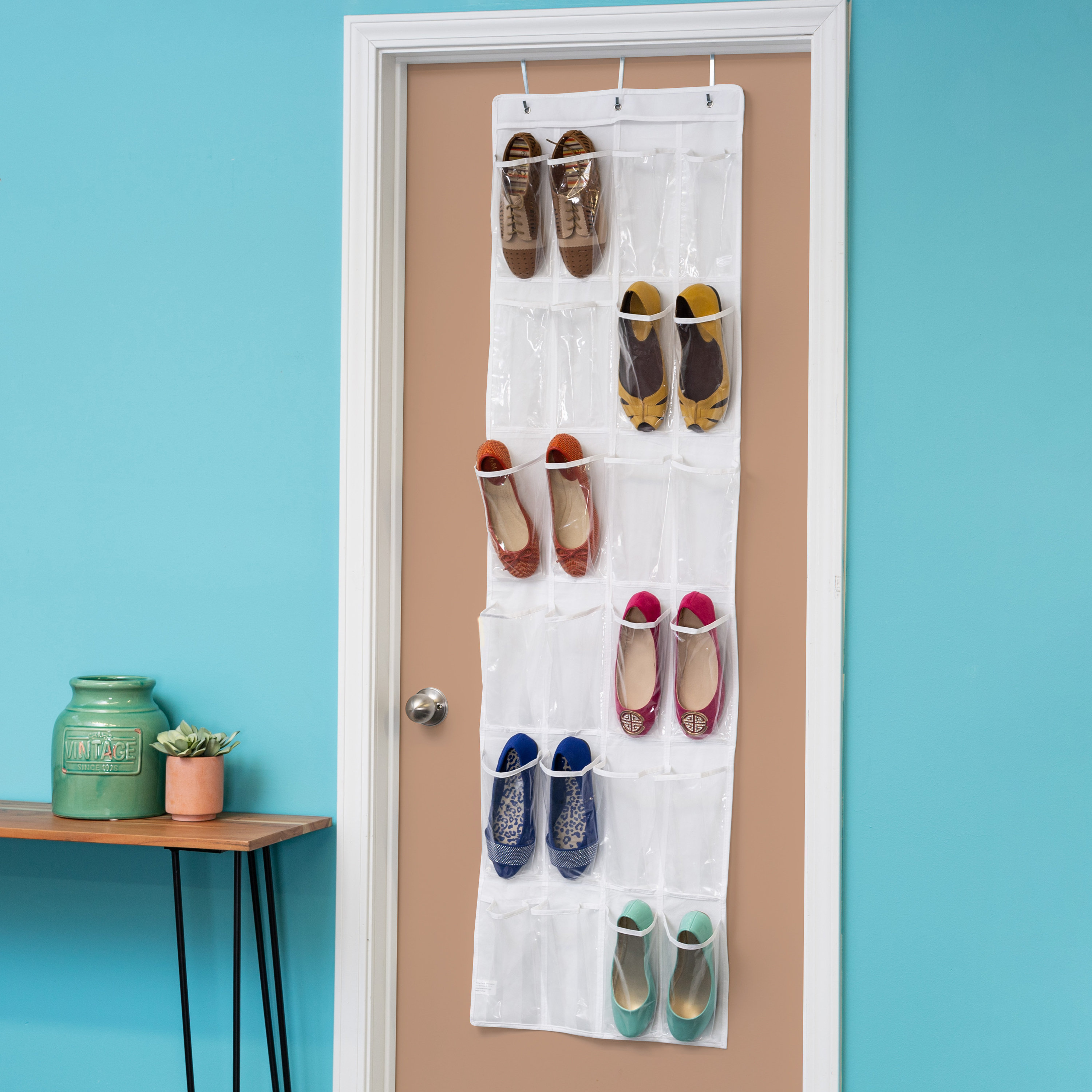 Rebrilliant 10 Pair Hanging Shoe Organizer & Reviews