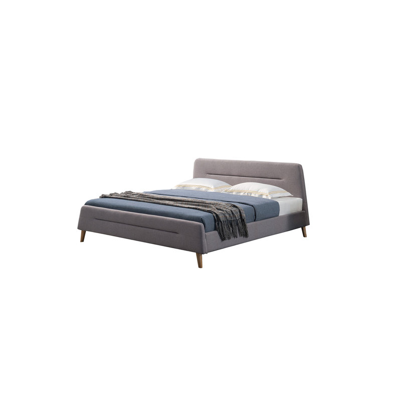 Upholstered Platform Bed, King