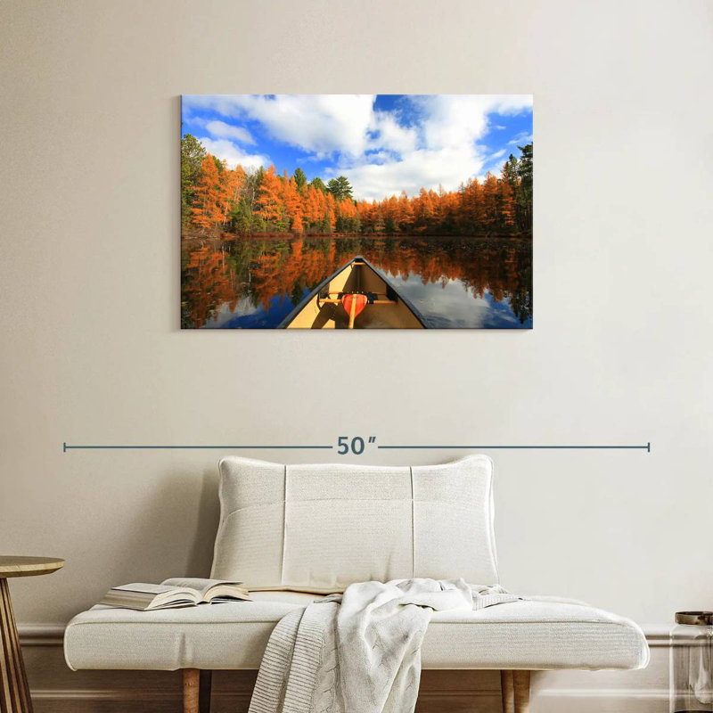 Senne Boating In Boulder Junction, 24" H x 36" W