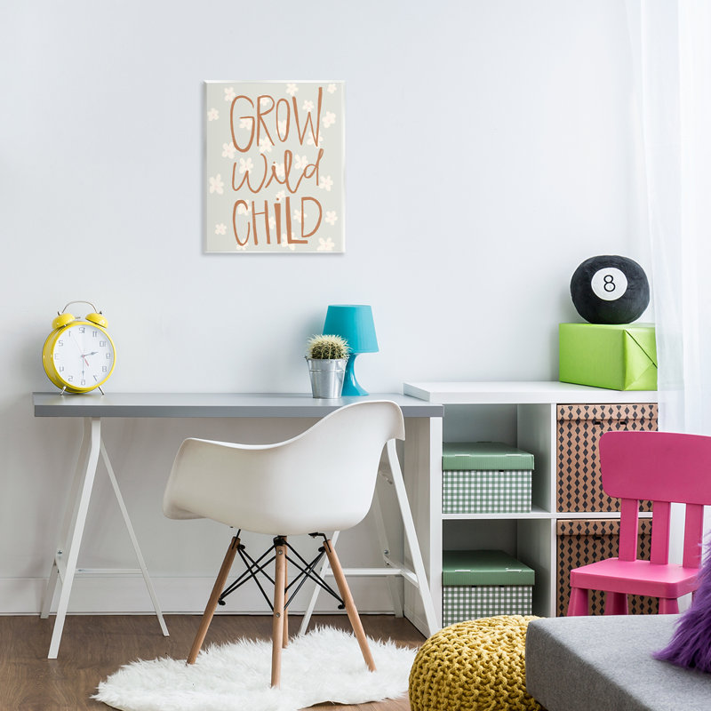«Grow Wild Child Flowers», plaque murale par Katie Griggs