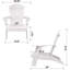 Chaise Adirondack en polystyrène - Blanc