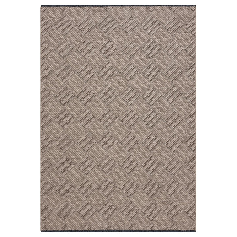 Modern Checkered Non-Slip Washable Area Rug
