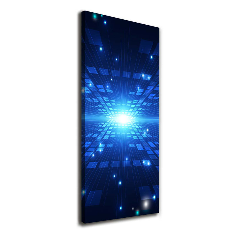 Three-Dimensional Background - Wrapped Canvas Print