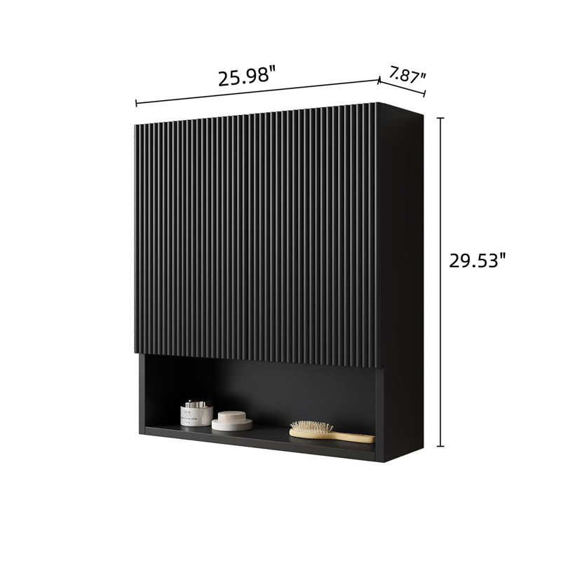 Armoire de salle de bain murale rayée TOBI 26 po