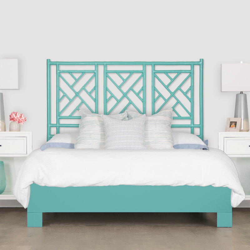 Lit plateforme Chippendale, Grand, Turquoise