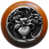 Antique Pewter/Cherry Wood
