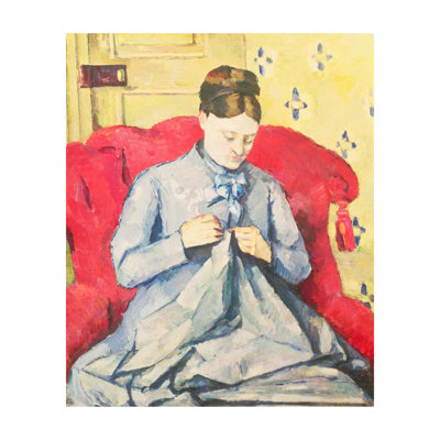 Madame Cezanne sewingPaul Cézanne Giclee Print