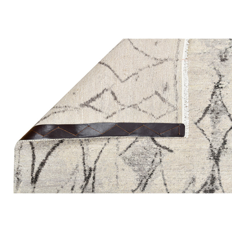 Geometric Area Rug in Blue, Rectangle 8' x 10'