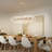 10 - Light Dimmable Modern Kitchen Island Bubble Ball Swirled Glass Chandelier-563166517
