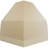 Endurathane Inside Corner Moulding, 3 1/4"P x 4 1/2"H (matches moulding MLD04X03X05ED), Factory Primed