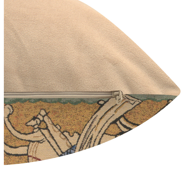 Medieval Cotton Blend Pillow Cover