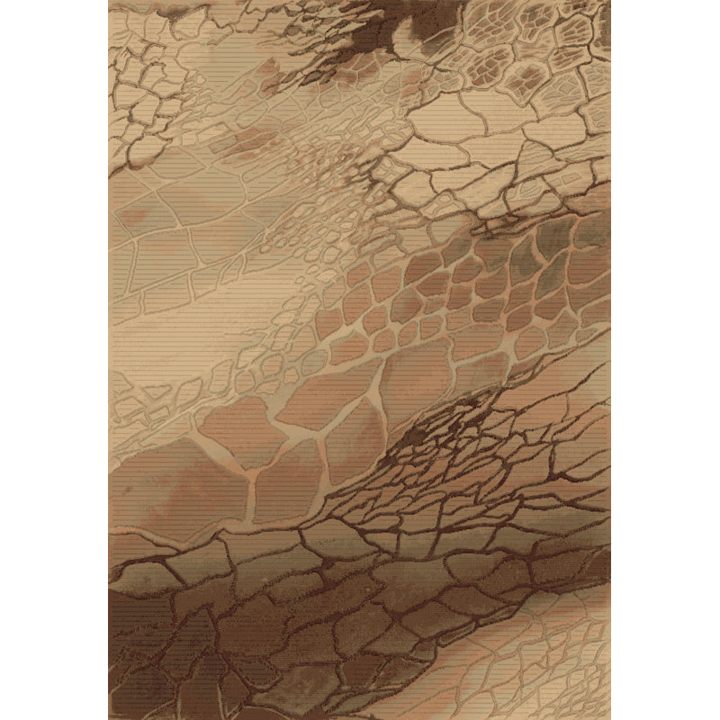 Harlingen Abstract Indoor Rug, Rectangle 5'3" x 7'7"