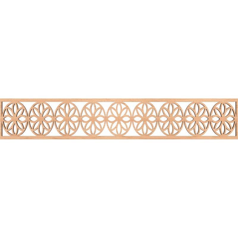 Moulure Blume, Noyer blanc, H 8 po x l 46,625 po x P 0,375 po