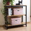 Boîtes de rangement pliables avec couvercles Bacs de rangement décoratifs en tissu