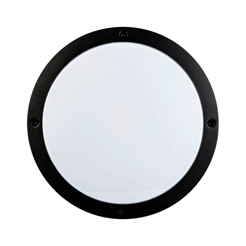 Westlawn Black Integrated LED Outdoor Bulkhead Light