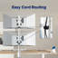 Support de moniteur vertical double VIVO-94095014