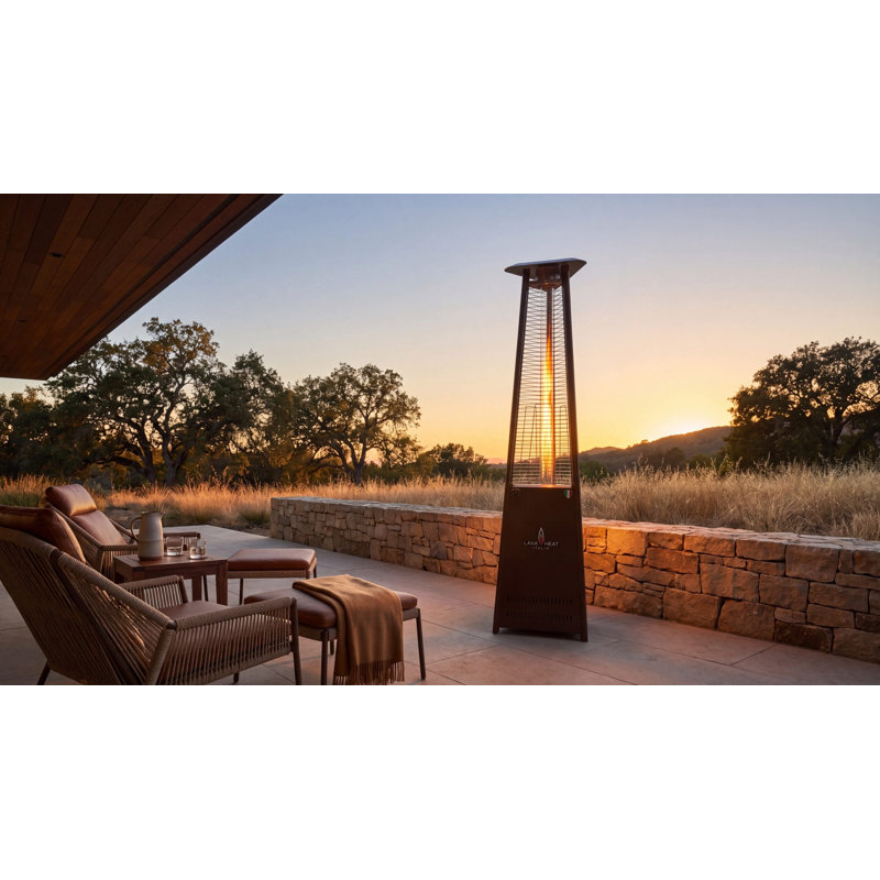Chauffe-terrasse Lava Heat Italia Lava Lite - RAL 7016 anthracite, propane liquide, RAL 7016 Anthracite, Propane