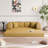 Sicilia Boneless 78.7" Corduroy Convertible Sofa Bed-2066704413