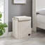 Rangement pliable pliable en velours côtelé pour paniers à linge-1285594851
