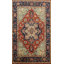 Grand tapis indien à motif de médaillon géométrique 10 x 14