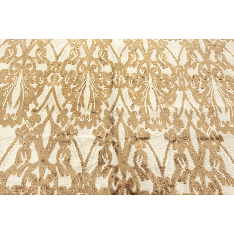 Modern One-of-a-Kind Runner 5'5" X 12' Hand Knotted Area Rug
