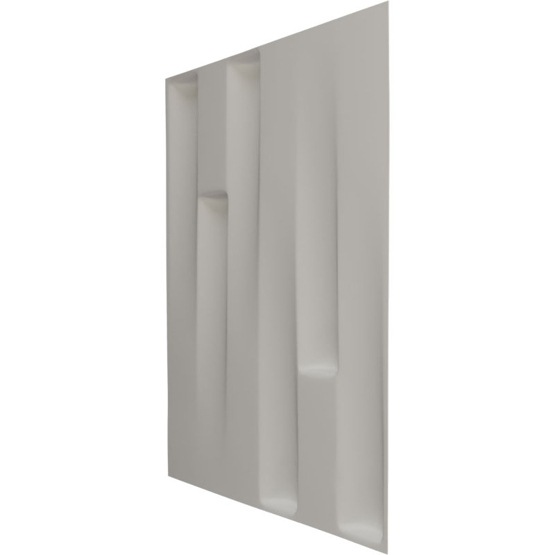 Panneau mural 3D décoratif EnduraWall Hamilton l 19 5/8 po x H 19 5/8 po, cuivre foncé métallique (couvre 2,67 pieds carrés)