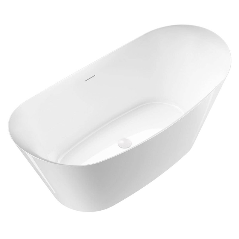 67'' x 31.87'' Freestanding Soaking Acrylic Bathtub