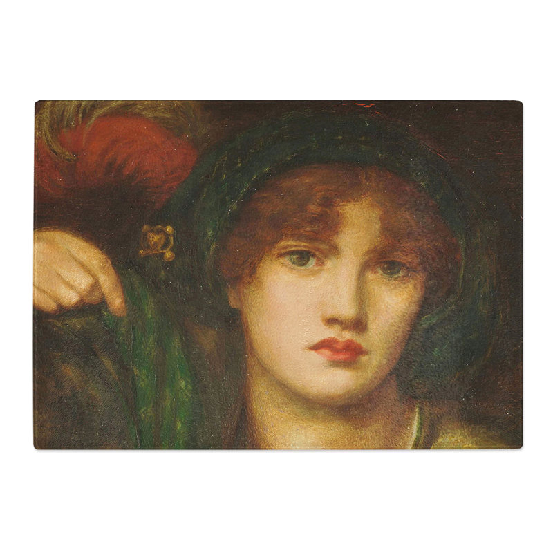 My Lady Greensleeves by Dante Gabriel Rossetti Chopping Board, 0.4cm H x 28.5cm W x 39cm L