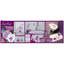 Tapis de bain rectangulaire à imprimé floral 100% coton Softies