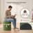 Round Ottoman Set Of 2, Velvet Footstool With Lift Top Lid And Hidden Storage For Living Room And Bedroom-123017239