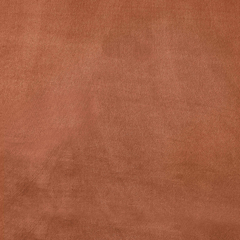 Ishia Upholstered Platform Bed, Twin, Cognac Velvet