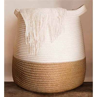 Fabric Laundry Basket with Handles