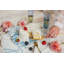 Colorblock Embroidered Linen Napkins-1597369107