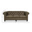 Taheem 88'' Genuine Leather Rolled Arms Chesterfield Sofa-98464210