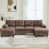 Chenille brun