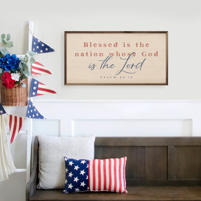 Is The Lord Psalm 33:12 White