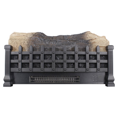 Foyer électrique 20 pouces avec insert 3D, double protection, chaleur 1400W, 5000 's, 400 pieds carrés Pi. Chaleur, flamme réaliste, 4 réglages de luminosité, minuterie de 1 à 9 heures, 11 options de température, télécommande