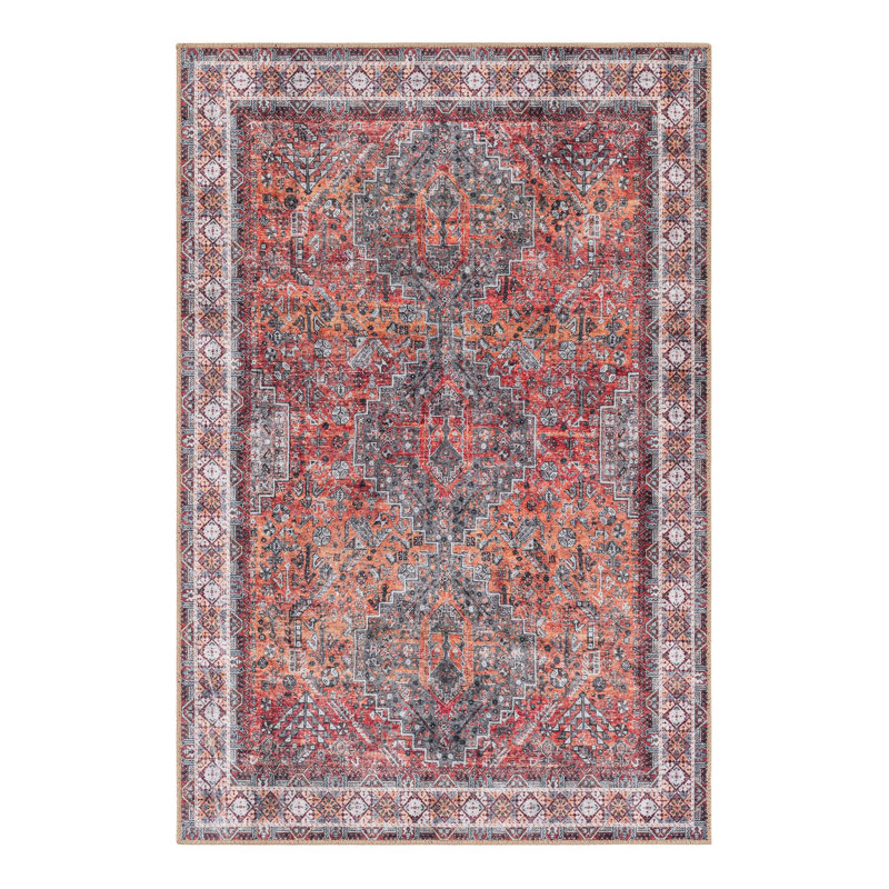 Marshanna Performance Chenille Geometric Indoor Rug, Rectangle 4'1" x 6'1"