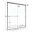 Porte de douche sans cadre Classic l 44 x H 70-14171029-14171027