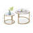 Set of 2 Round Nesting Coffee Tables.-348470569