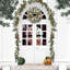  Guirlande d'automne feuilles d'eucalyptus pour le manteau de cheminée, guirlande de citrouille de 6 pi avec lumière succulente pour centre de table de l'Action de grâce, décorations d'automne extérieures pour foyer d'automne