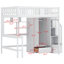 Lit mezzanine double avec tiroirs Jarlegav Kids-619752167